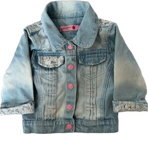 Blue denim jacket for girls